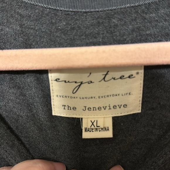 Evy’s‎ Tree Jenevieve Charcoal Ruched Dress Size XL - Picture 7 of 9